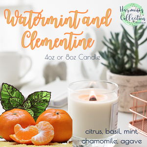 Watermint and Clementine  - Candle