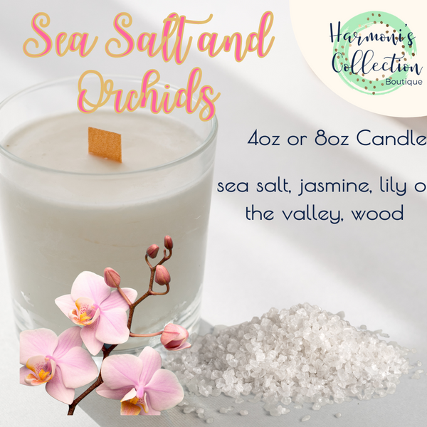 Sea Salt and Orchid - Candle